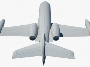aircraft learjet bombardier 3D Model