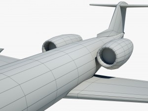 aircraft learjet bombardier 3D Model