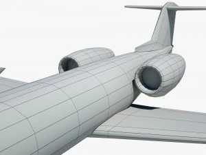aircraft learjet bombardier 3D Model