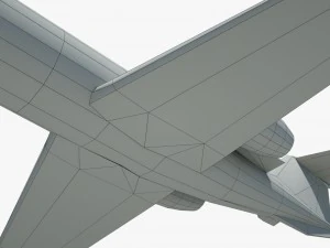 aircraft learjet bombardier 3D Model