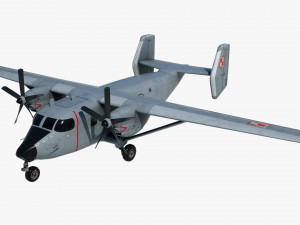 cargo and passenger plane m-28-bryza 3D Model