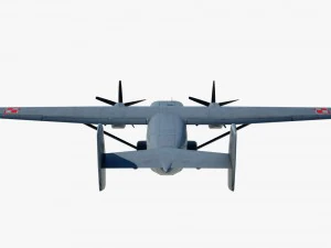 cargo and passenger plane m-28-bryza 3D Model