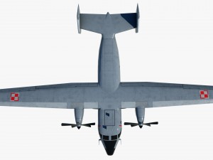 cargo and passenger plane m-28-bryza 3D Модель