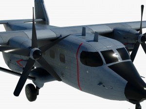 cargo and passenger plane m-28-bryza 3D Модель
