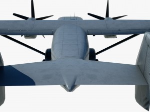 cargo and passenger plane m-28-bryza 3D Модель