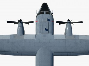cargo and passenger plane m-28-bryza 3D Модель