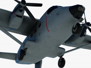 cargo and passenger plane m-28-bryza 3D Model