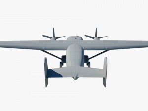 cargo and passenger plane m-28-bryza 3D Модель