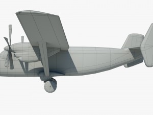 cargo and passenger plane m-28-bryza 3D Модель