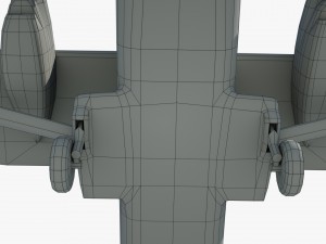 cargo and passenger plane m-28-bryza 3D Модель