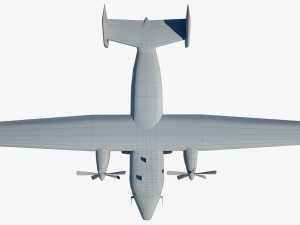 cargo and passenger plane m-28-bryza 3D Модель