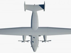 cargo and passenger plane m-28-bryza 3D Model