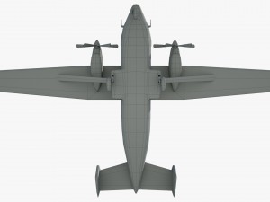 cargo and passenger plane m-28-bryza 3D Модель