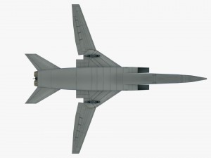 tupolev tu-22m-3 3D-Modell