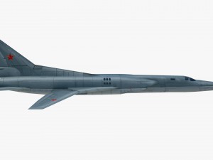 tupolev tu-22m-3 3D-Modell