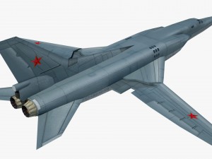 tupolev tu-22m-3 3D-Modell