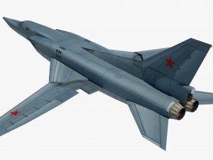 tupolev tu-22m-3 3D-Modell