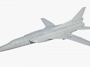 tupolev tu-22m-3 3D-Modell