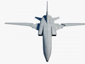 tupolev tu-22m-3 3D-Modell
