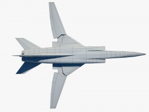 tupolev tu-22m-3 3D-Modell