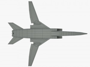 tupolev tu-22m-3 3D-Modell