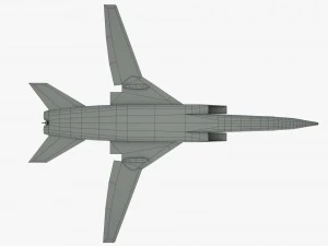 tupolev tu-22m-3 3D Model
