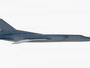 tupolev tu-22m-3 3D Model