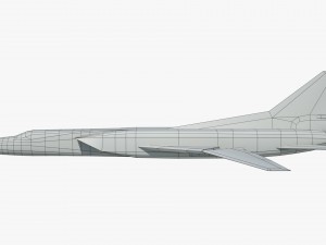 tupolev tu-22m-3 3D-Modell