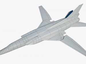 tupolev tu-22m-3 3D-Modell