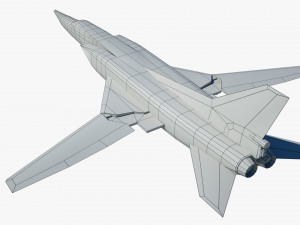 tupolev tu-22m-3 3D-Modell
