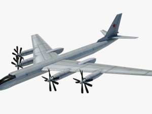 tupolev tu-142 3D Model