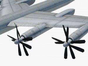 tupolev tu-142 3D-Modell
