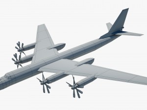 tupolev tu-142 3D-Modell
