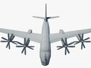 tupolev tu-142 3D-Modell