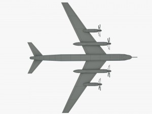 tupolev tu-142 3D-Modell