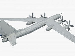 tupolev tu-142 3D-Modell