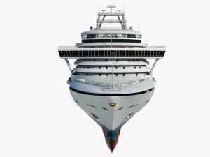 cruise ship crown princess 3D Model