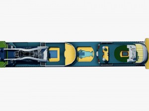 cruise ship crown princess 3D Model