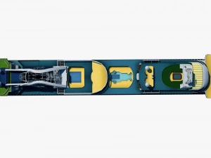 cruise ship crown princess 3D Model