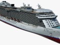 cruise ship majestic princess 3D Model