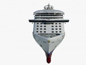 cruise ship majestic princess 3D Model