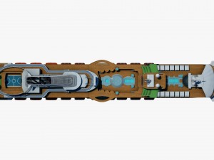 cruise ship majestic princess 3D 模型