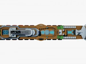 cruise ship majestic princess 3D Model