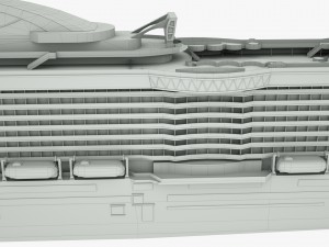 cruise ship majestic princess 3D 模型