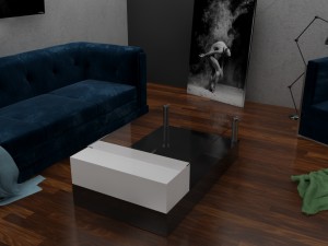 living room Modelo 3D