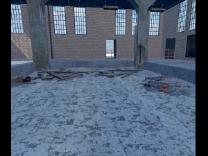 industrial abandoned factory fbx Model 3D