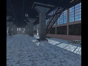 industrial abandoned factory fbx 3D Model