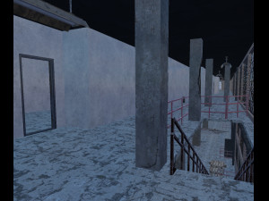 industrial abandoned factory fbx Model 3D