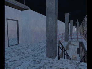 industrial abandoned factory fbx 3D Model