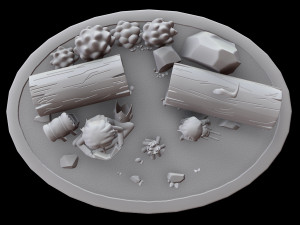 adventure time - simon marceline diorama Modèles 3D en vedette
